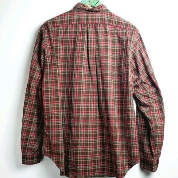 Ralph Lauren Blue Label Classic Plaid Long Sleeve Button Down Shirt Sz 16.5 L - Picture 2 of 9